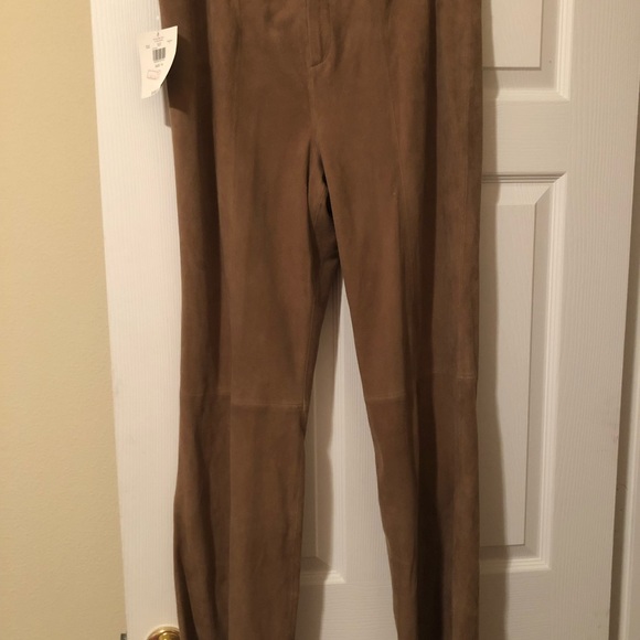 Identity by Lord and Taylor brown Suede pants 14 - Picture 6 of 6
